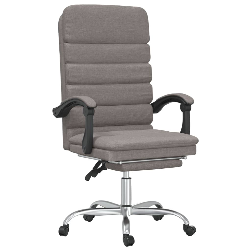 Fauteuil de massage inclinable de bureau Taupe Tissu - XIOS