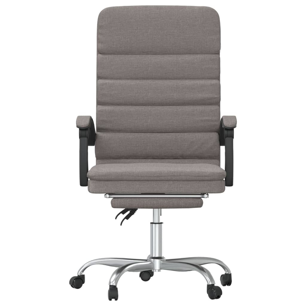 Fauteuil de massage inclinable de bureau Taupe Tissu - XIOS