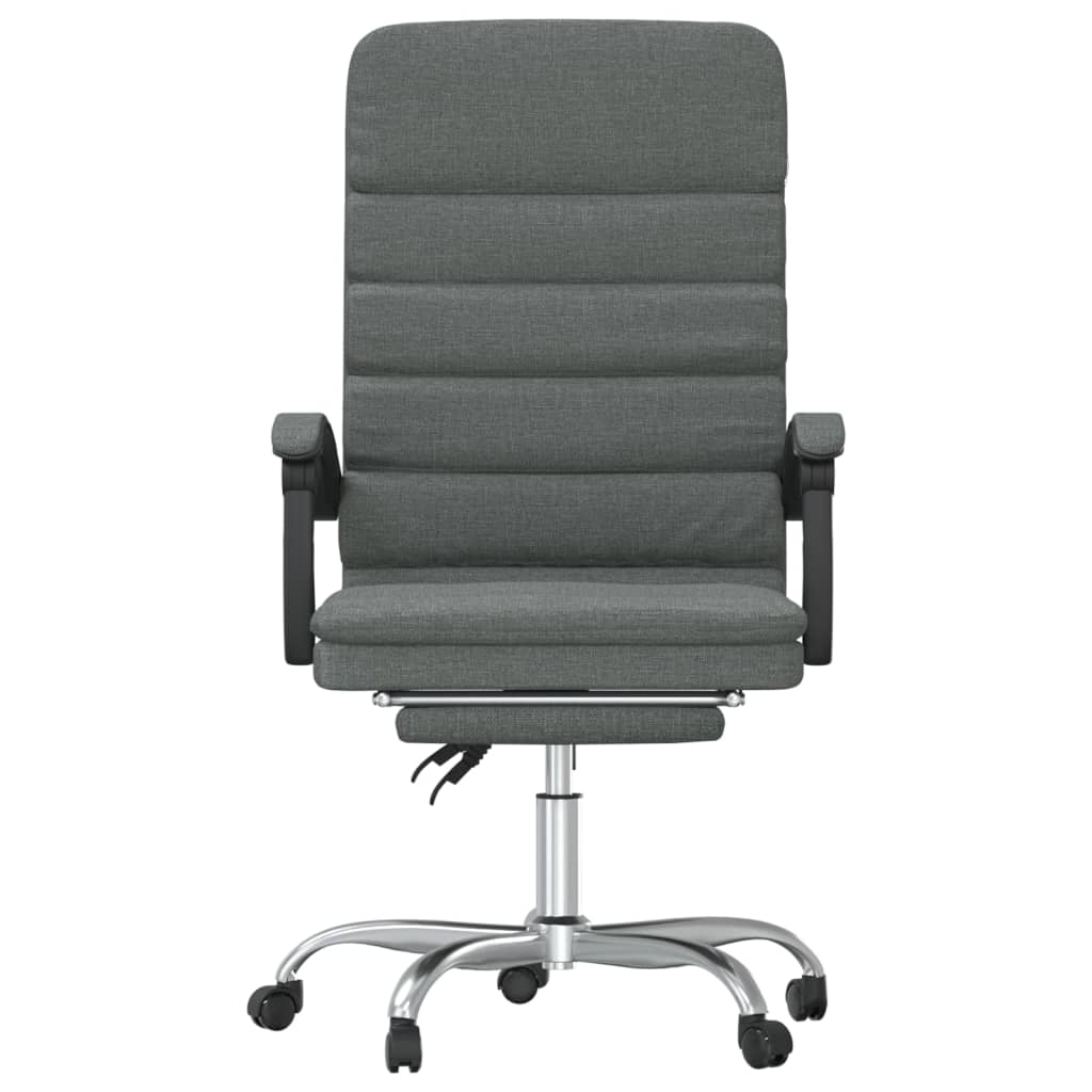 Fauteuil de massage inclinable de bureau Gris foncé Tissu - XIOS