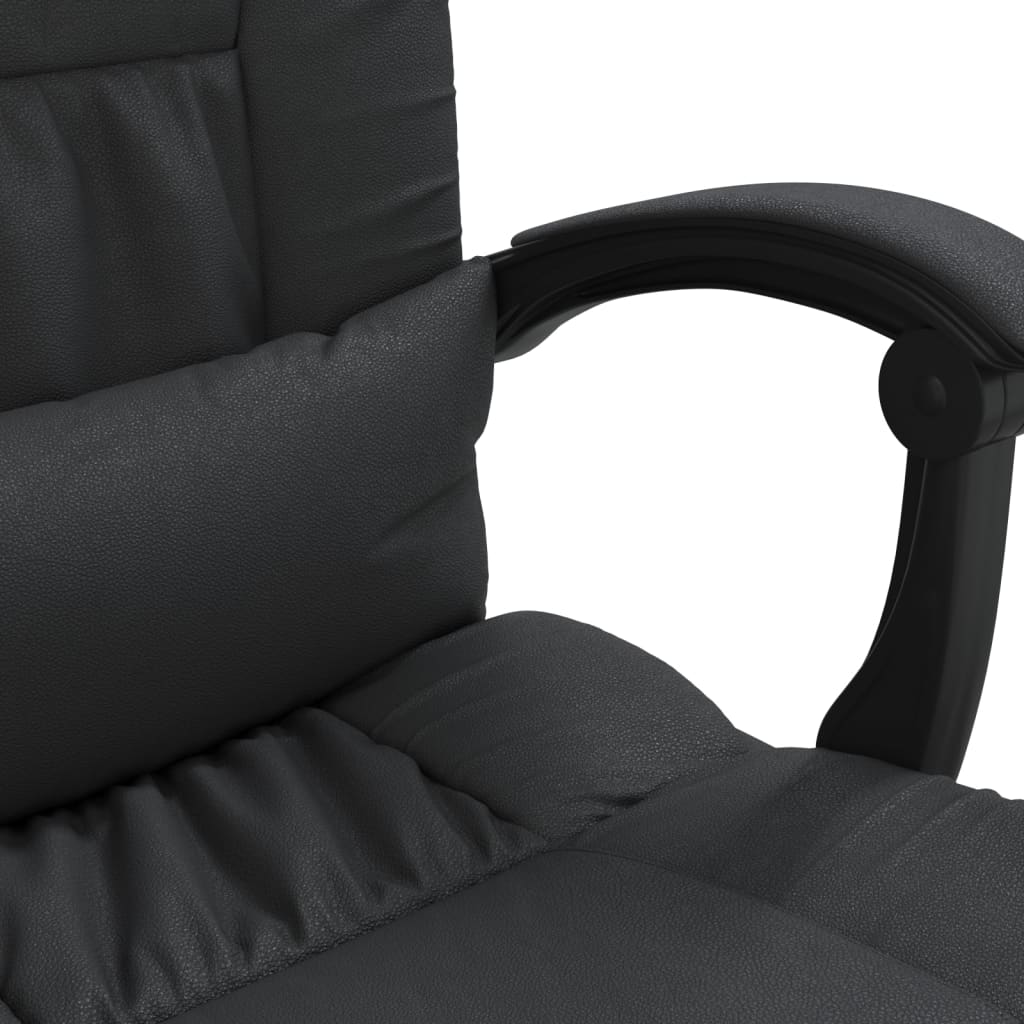 Fauteuil inclinable de bureau Noir Similicuir - XIOS