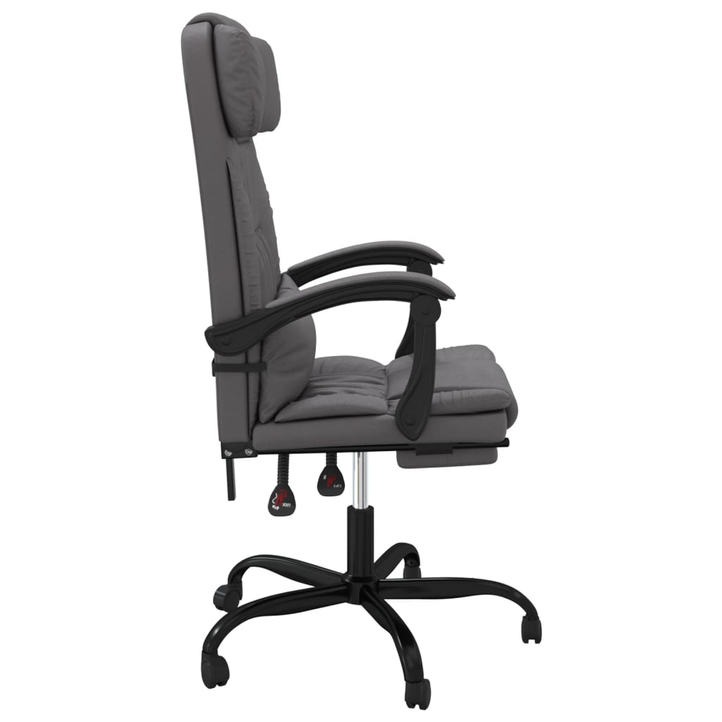 Fauteuil inclinable de bureau Gris Similicuir - XIOS