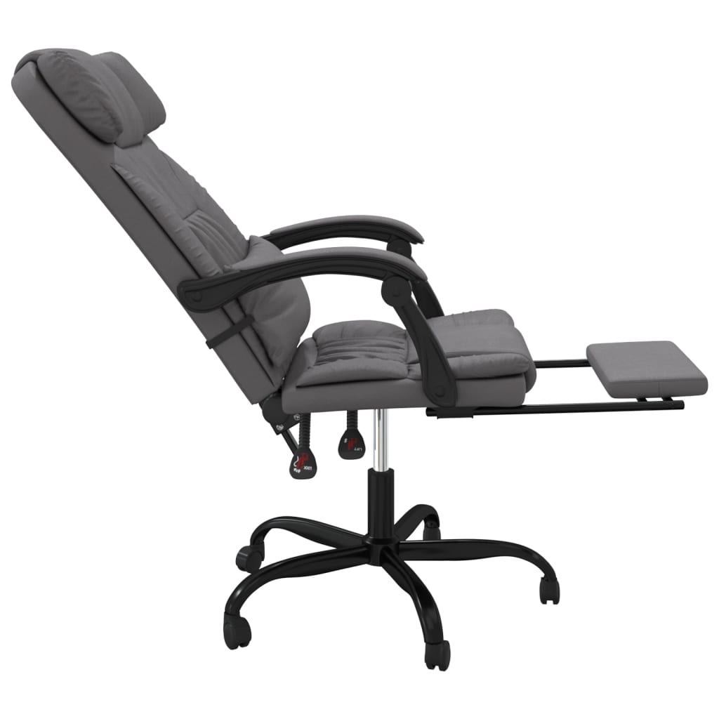 Fauteuil inclinable de bureau Gris Similicuir - XIOS