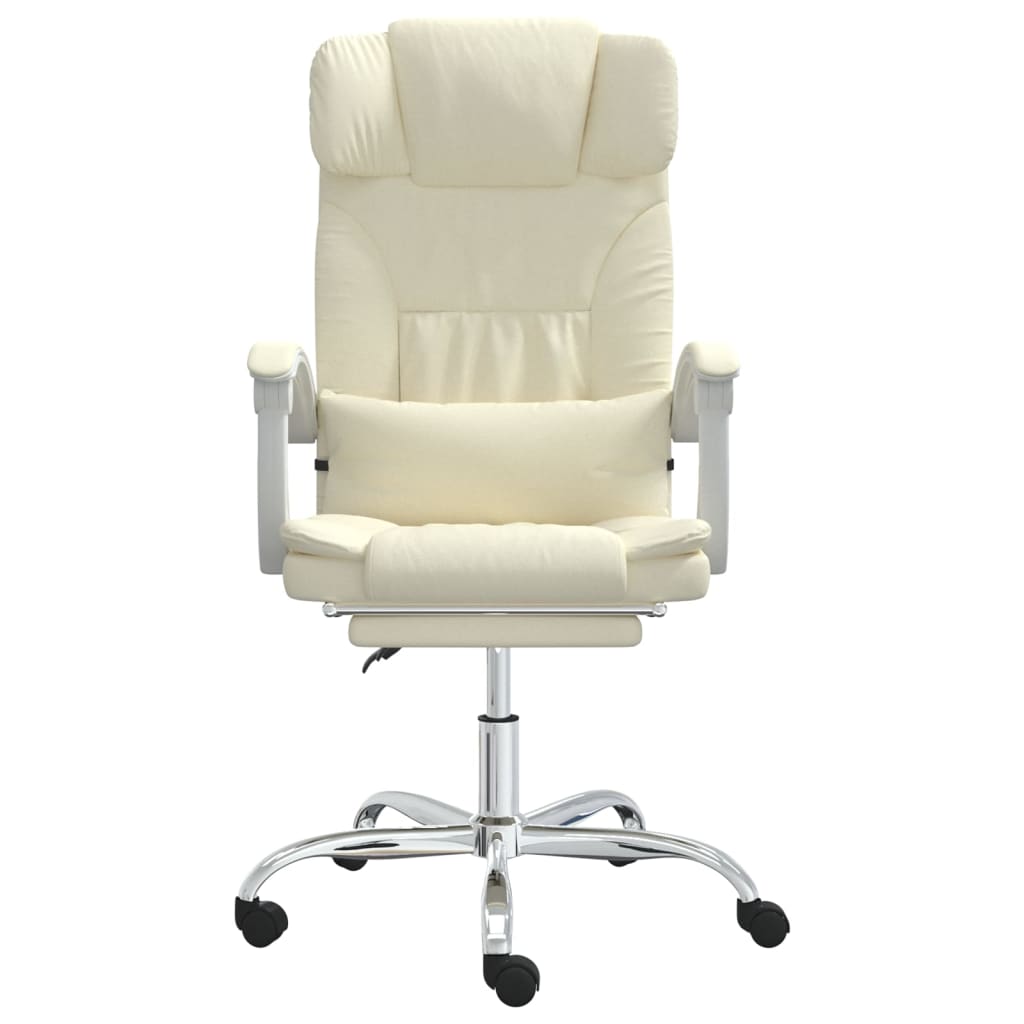 Fauteuil inclinable de bureau Crème Similicuir - XIOS