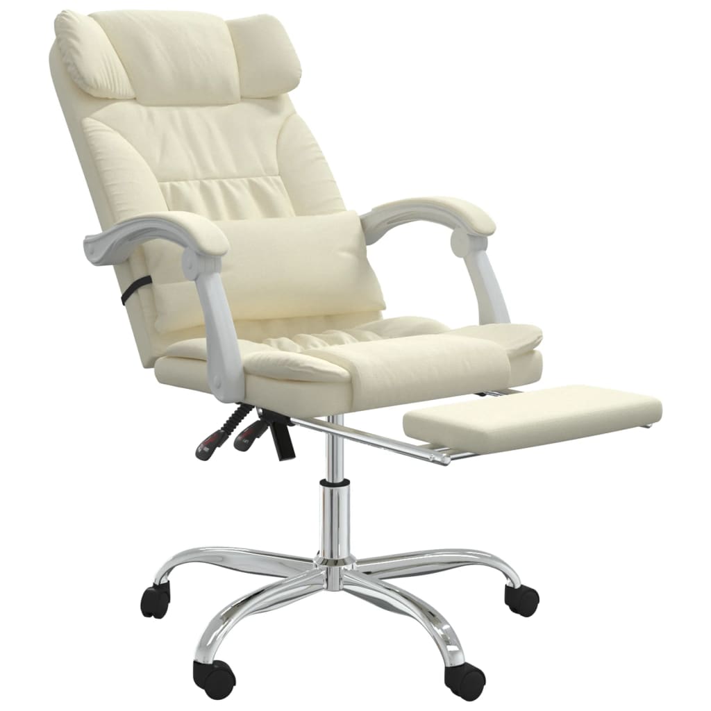 Fauteuil inclinable de bureau Crème Similicuir - XIOS