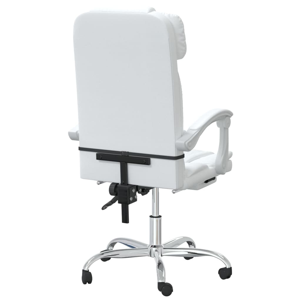 Fauteuil inclinable de bureau Blanc Similicuir - XIOS