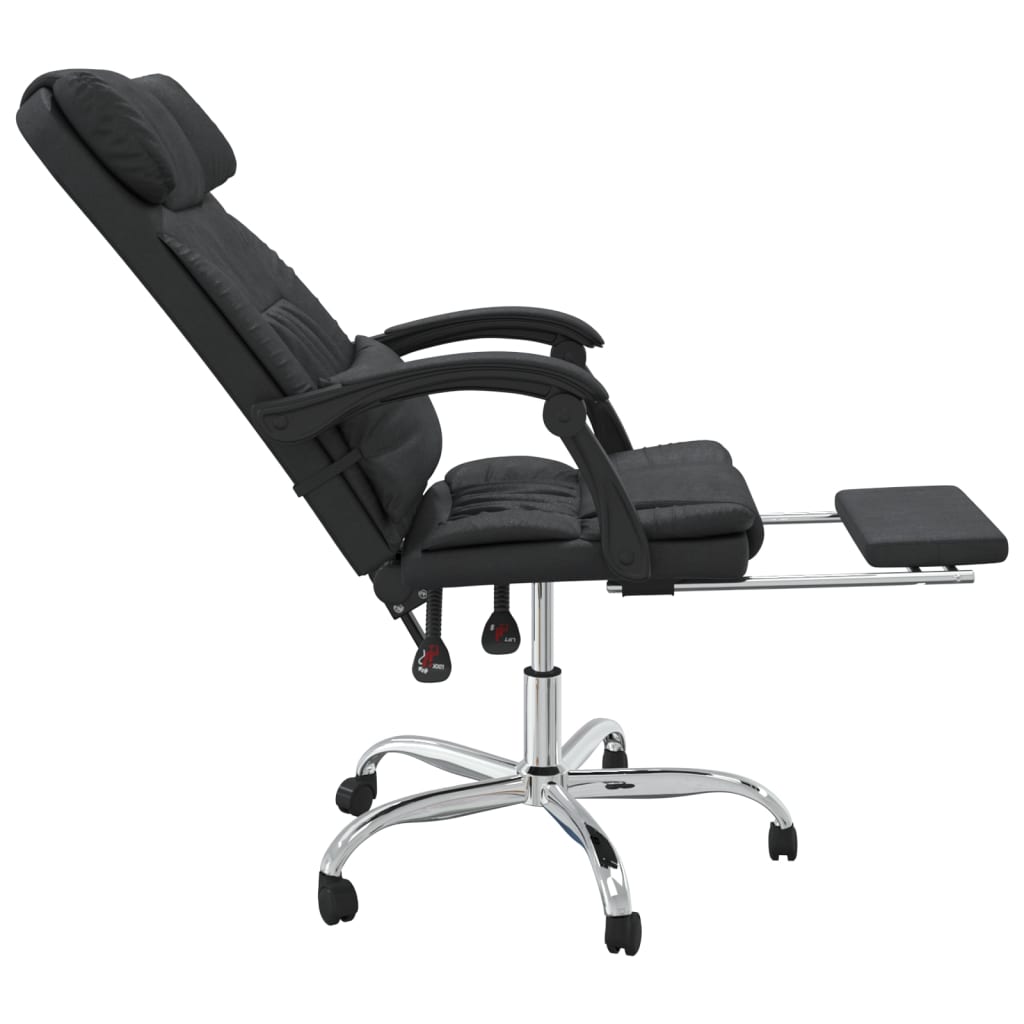 Fauteuil de massage inclinable de bureau Noir Similicuir - XIOS