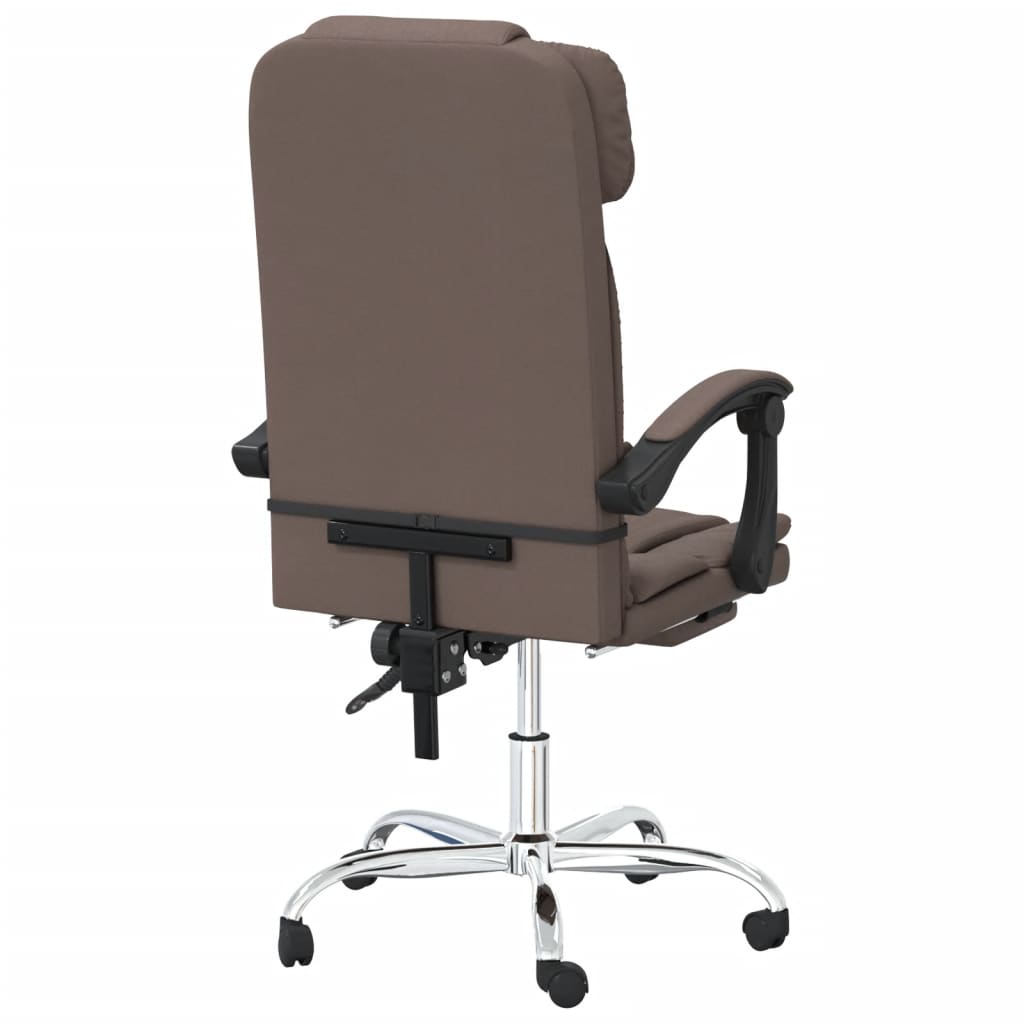 Fauteuil de massage inclinable de bureau Marron Similicuir - XIOS