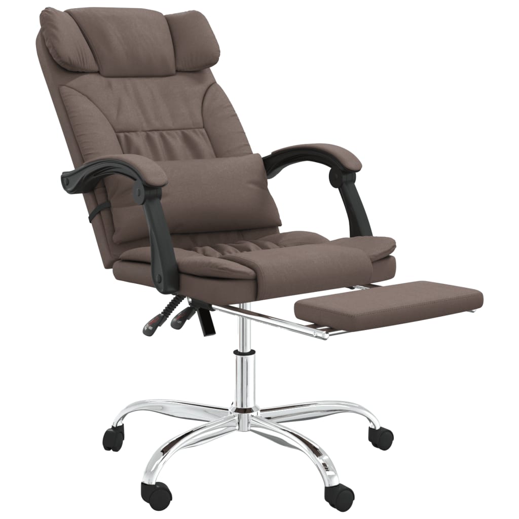 Fauteuil de massage inclinable de bureau Marron Similicuir - XIOS