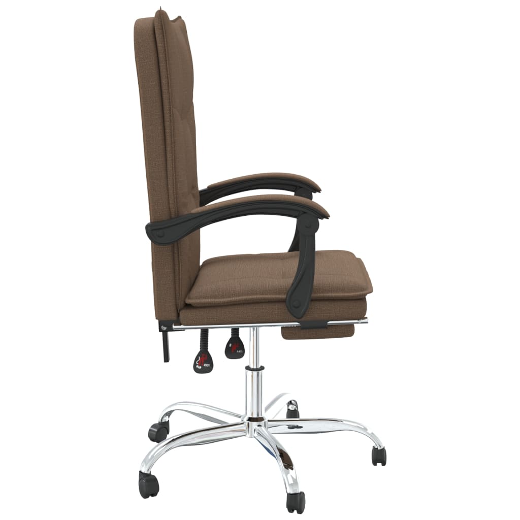 Fauteuil inclinable de bureau Marron Tissu - XIOS
