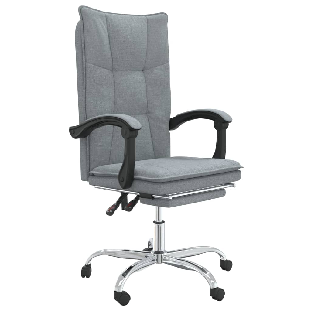 Fauteuil inclinable de bureau Gris clair Tissu - XIOS