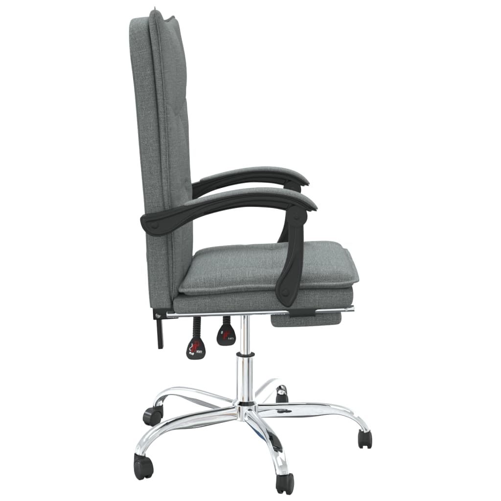 Fauteuil inclinable de bureau Gris foncé Tissu - XIOS