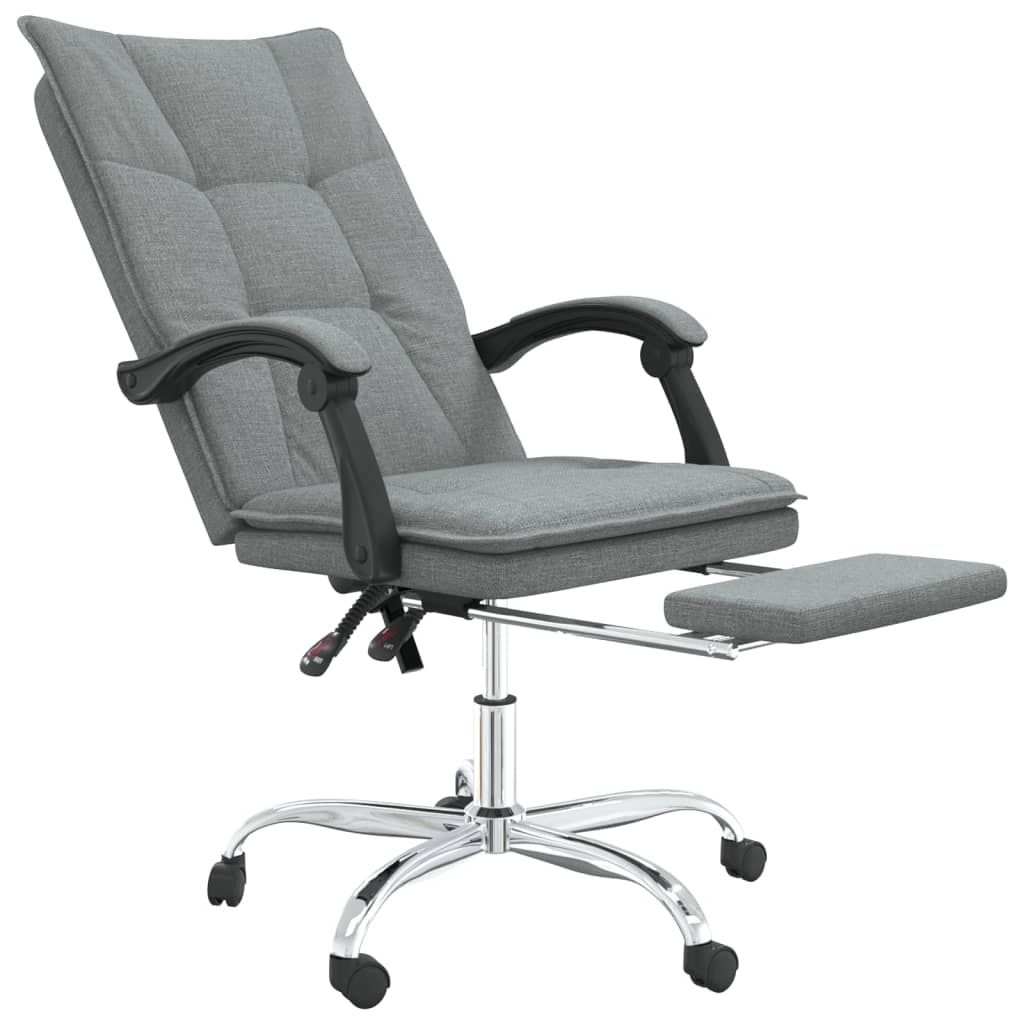 Fauteuil inclinable de bureau Gris foncé Tissu - XIOS
