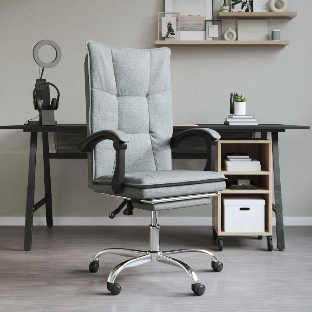Fauteuil inclinable de bureau Gris foncé Tissu - XIOS
