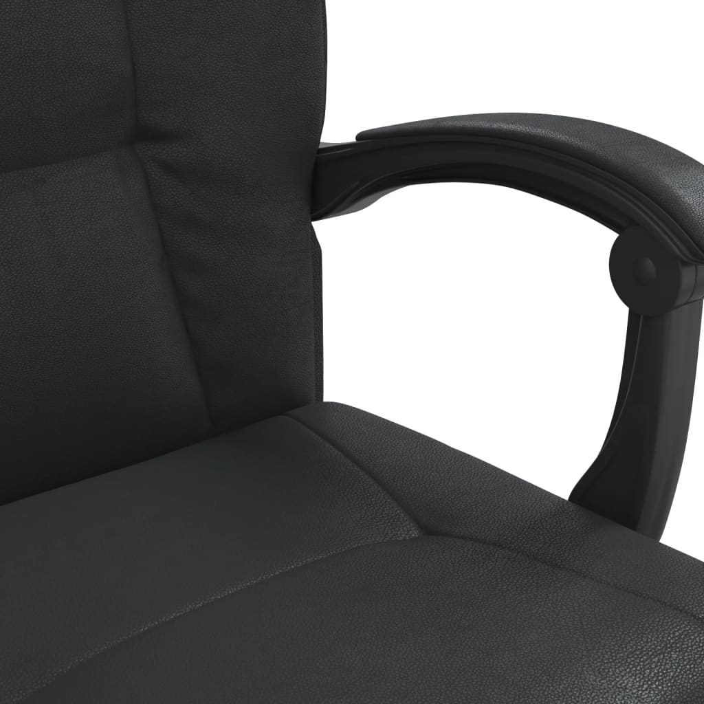 Fauteuil inclinable de bureau Noir Similicuir - XIOS