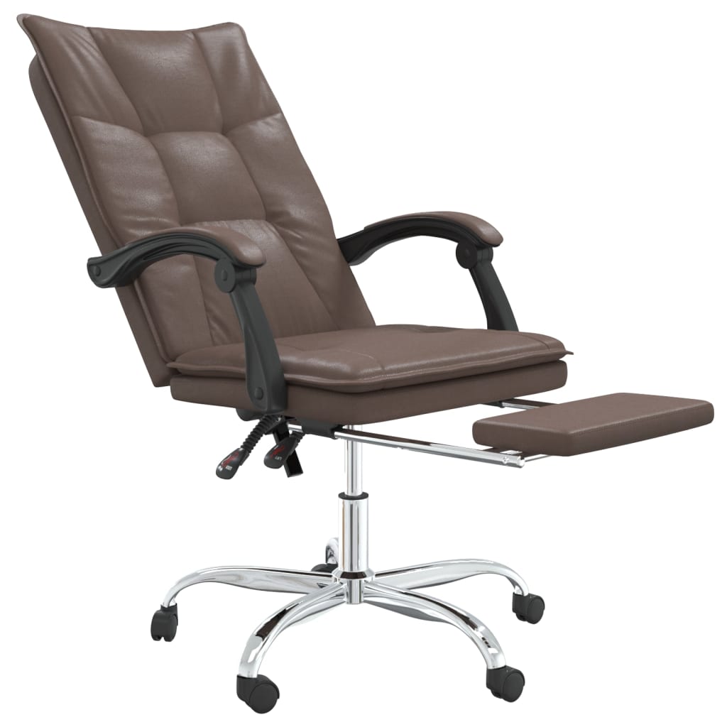 Fauteuil inclinable de bureau Marron Similicuir - XIOS