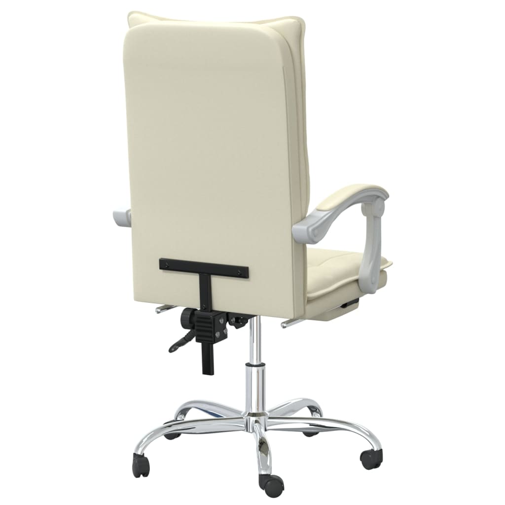 Fauteuil inclinable de bureau Crème Similicuir - XIOS