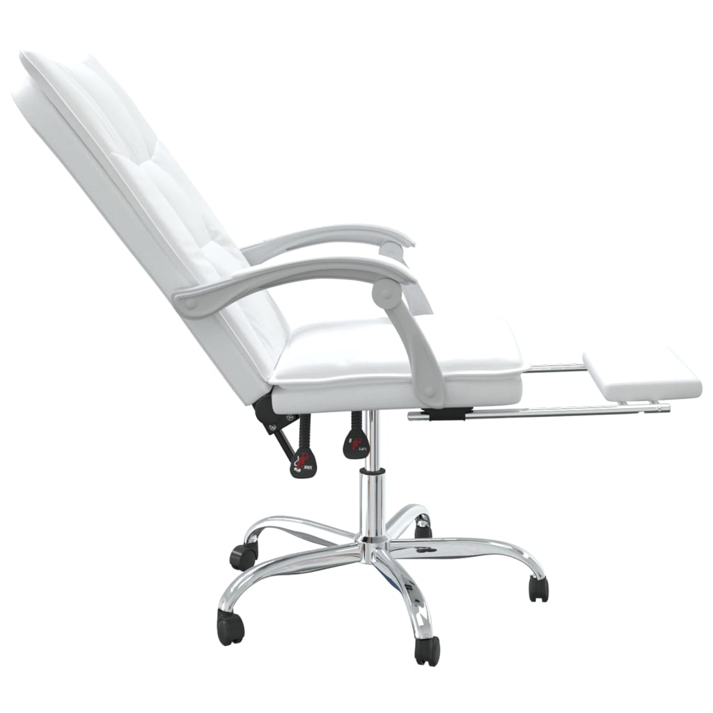 Fauteuil inclinable de bureau Blanc Similicuir - XIOS