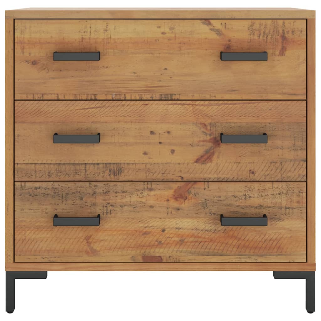 Commode 75x35x70 cm Bois de pin massif Commodes vidaXL