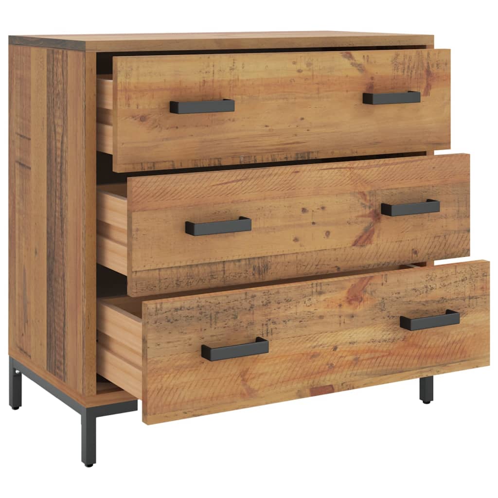 Commode 75x35x70 cm Bois de pin massif Commodes vidaXL