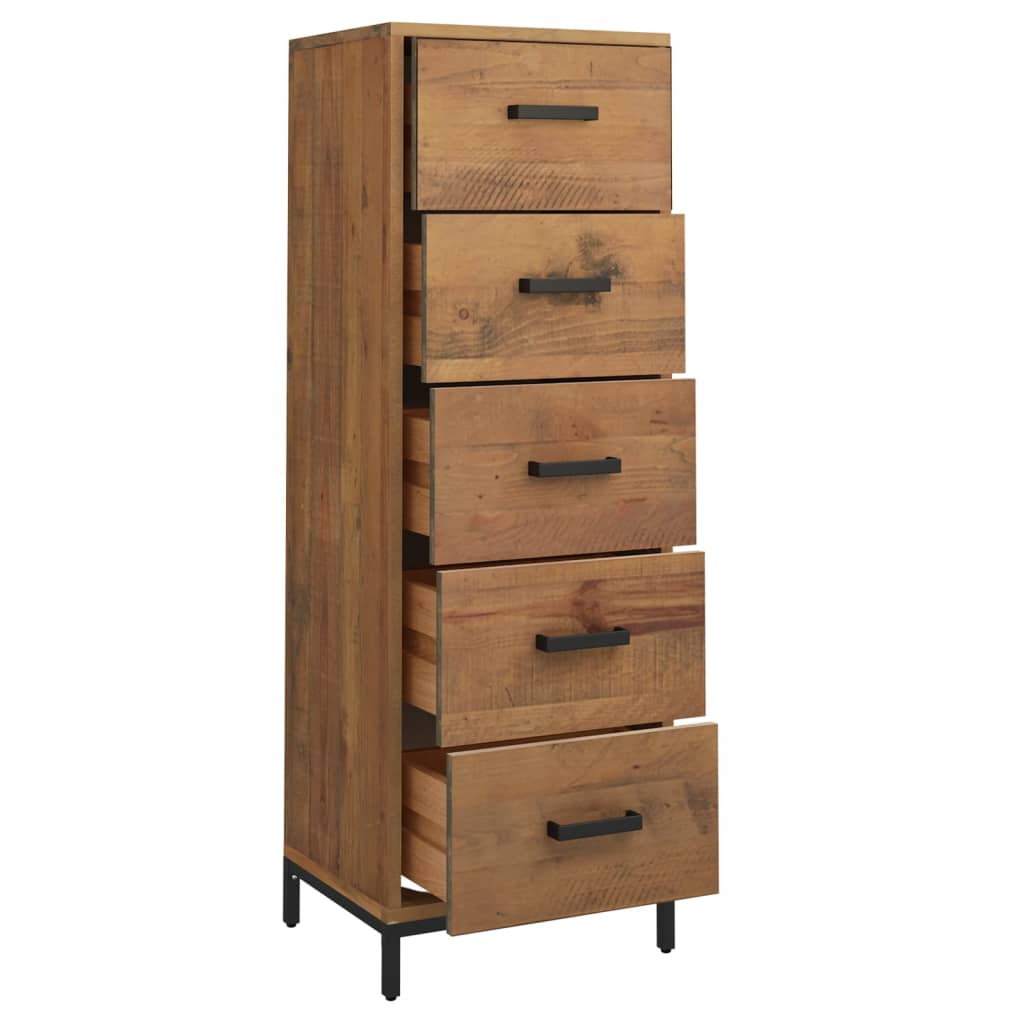 Commode 42x35x110 cm Bois de pin massif - XIOS