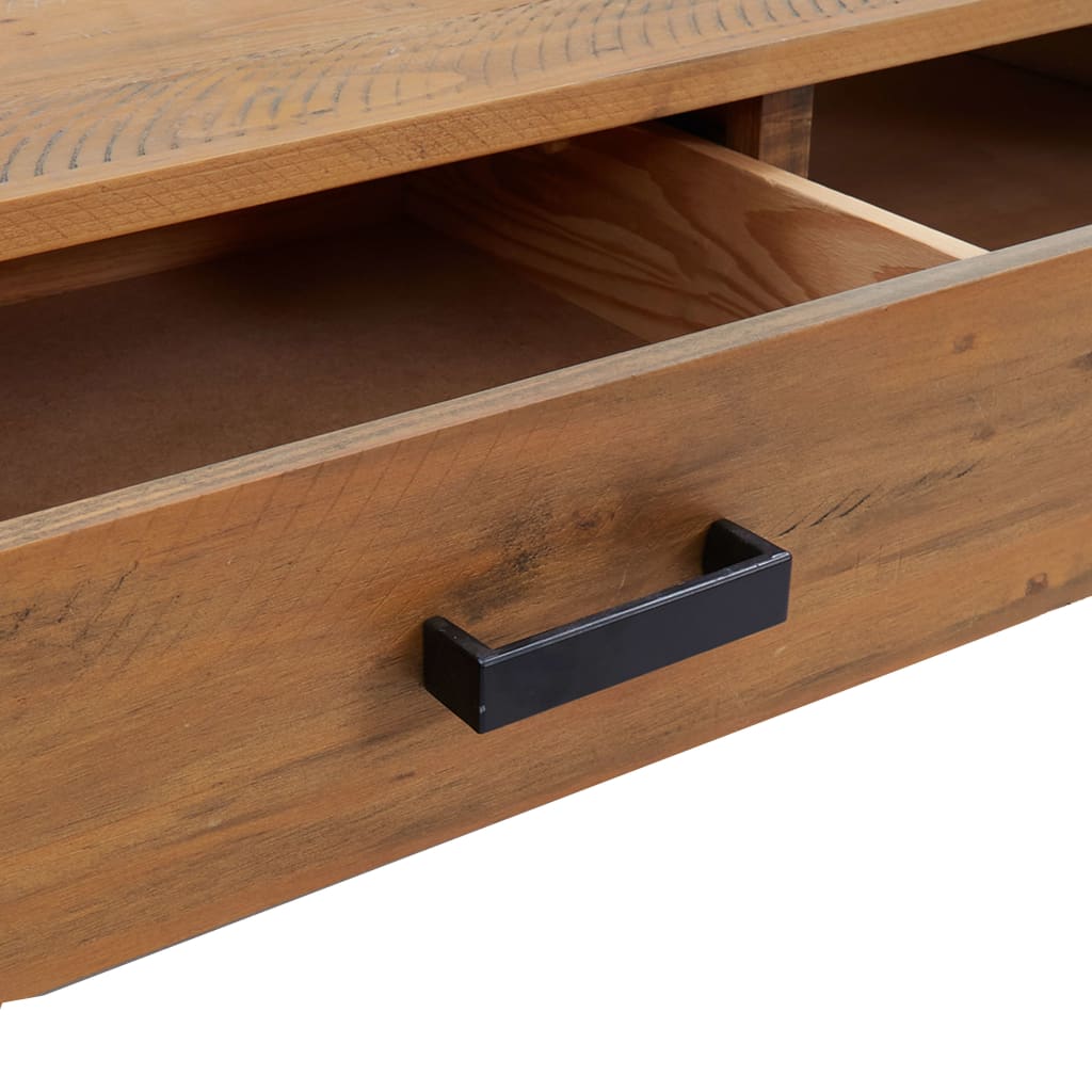 Table basse 90x50x35 cm Bois de pin massif - XIOS
