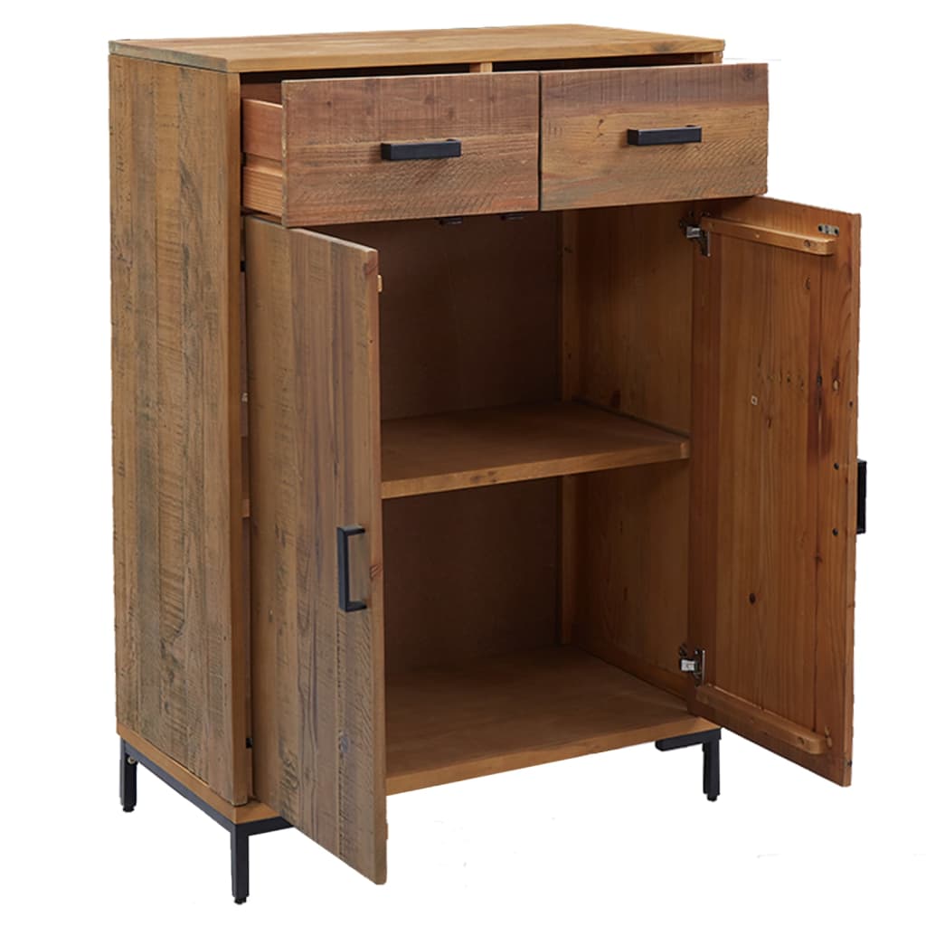 Étagère à chaussures 75x40x110 cm Bois pin massif - XIOS