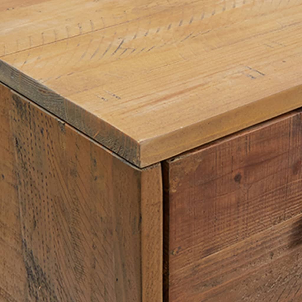 Étagère à chaussures 75x40x110 cm Bois pin massif - XIOS