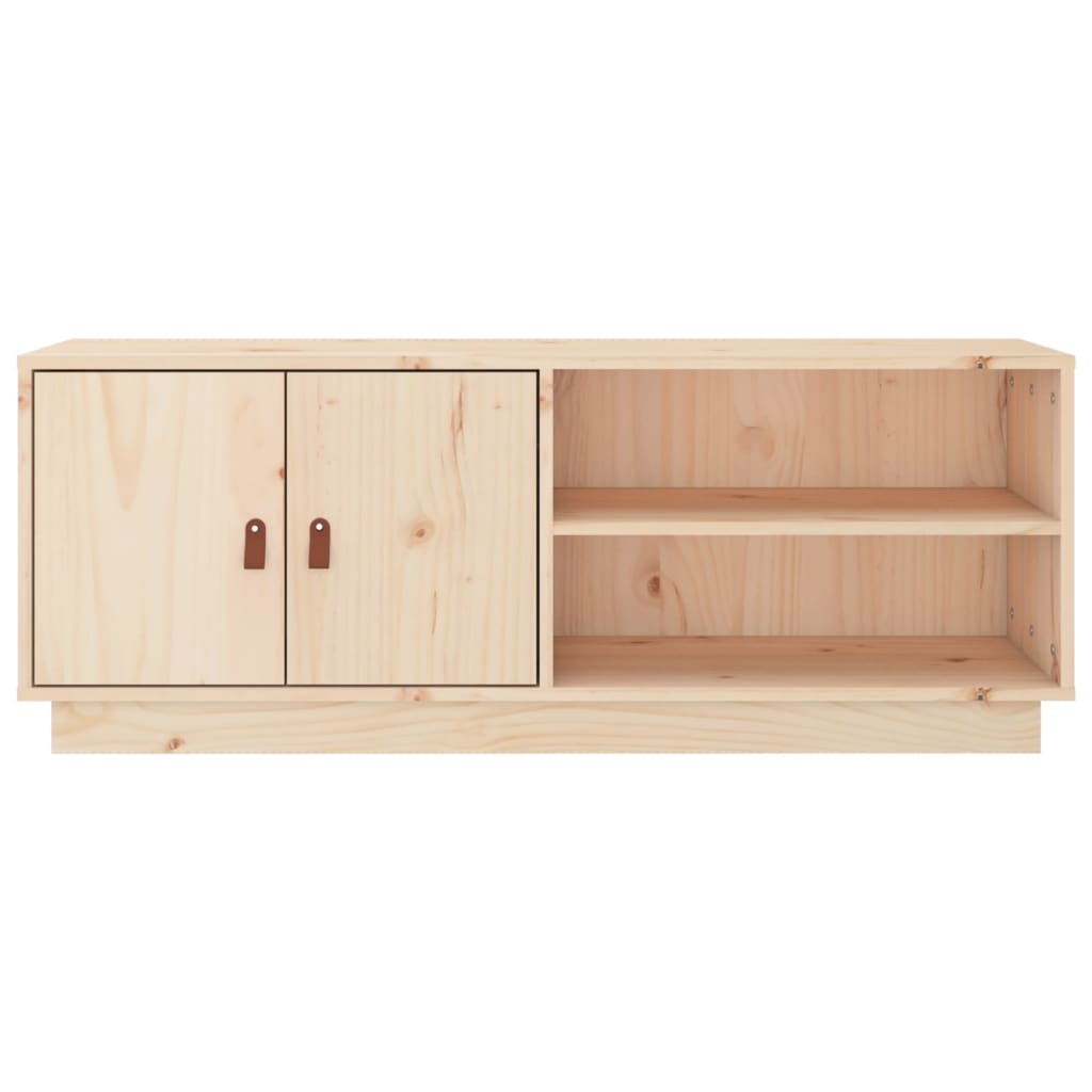 Meuble TV 105x34x40 cm Bois de pin massif - XIOS
