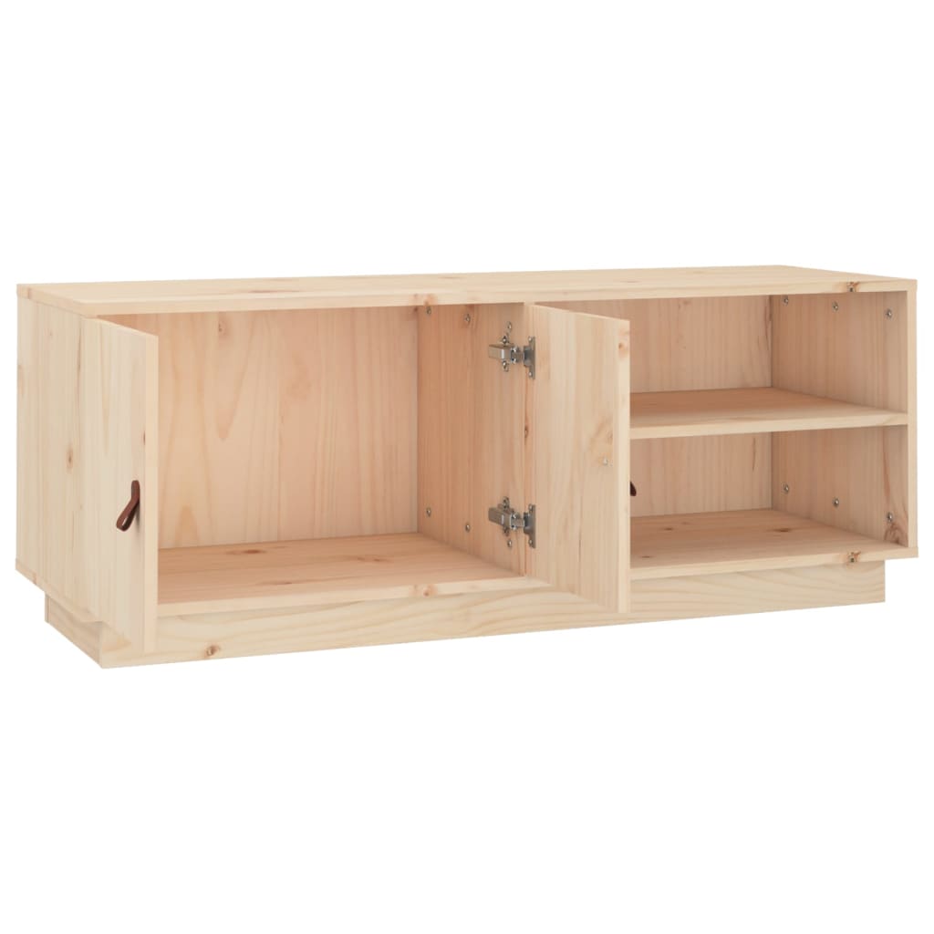 Meuble TV 105x34x40 cm Bois de pin massif - XIOS