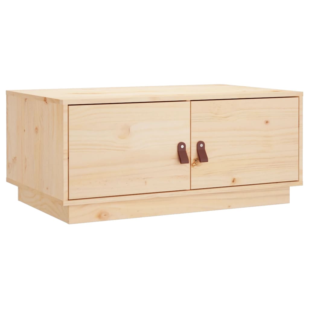 Table basse 80x50x35 cm Bois massif de pin - XIOS