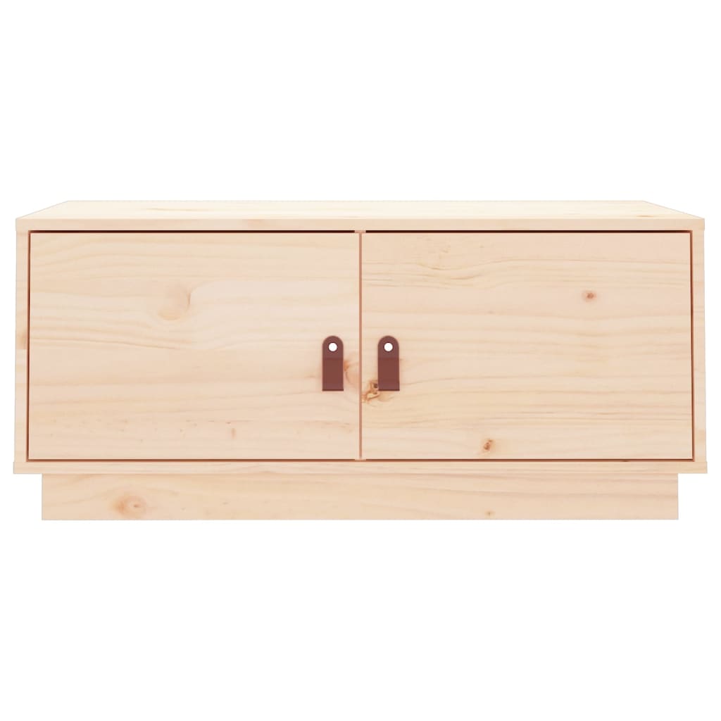 Table basse 80x50x35 cm Bois massif de pin - XIOS