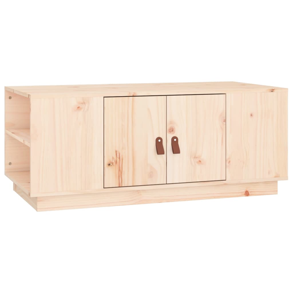 Table basse 100x50x41 cm Bois massif de pin - XIOS