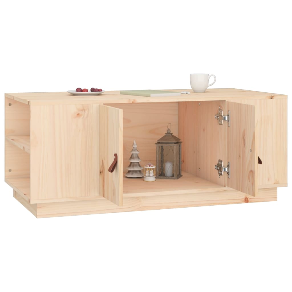 Table basse 100x50x41 cm Bois massif de pin - XIOS