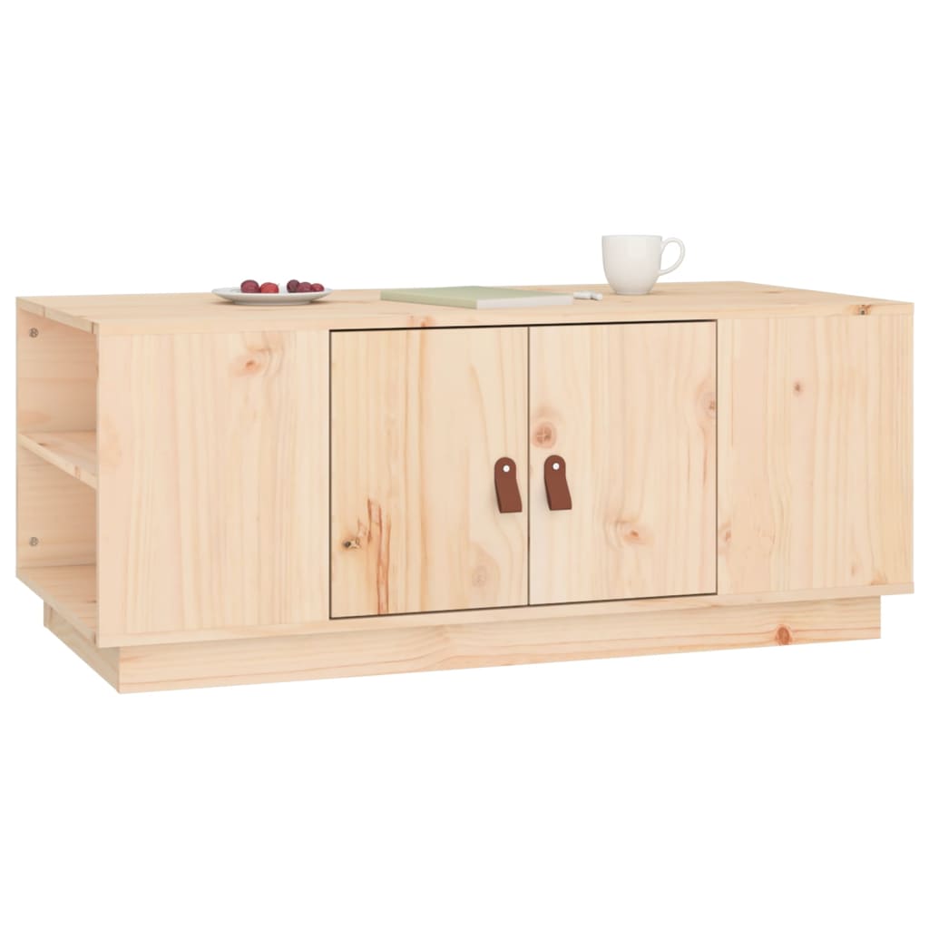 Table basse 100x50x41 cm Bois massif de pin - XIOS