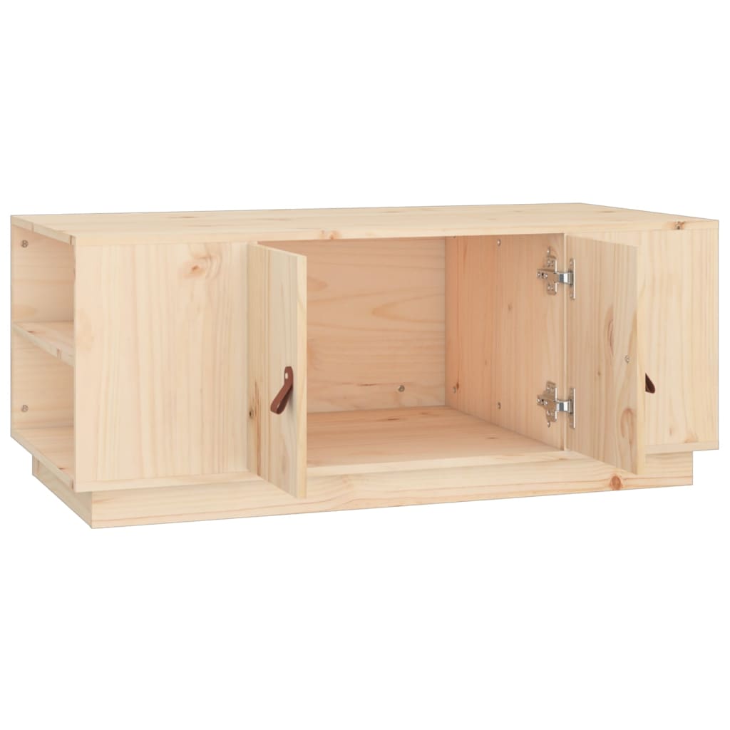 Table basse 100x50x41 cm Bois massif de pin - XIOS