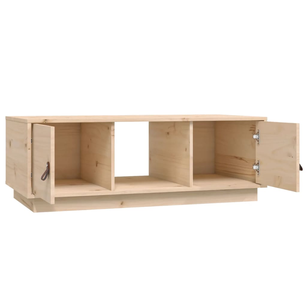 Table basse 100x50x35 cm Bois massif de pin - XIOS
