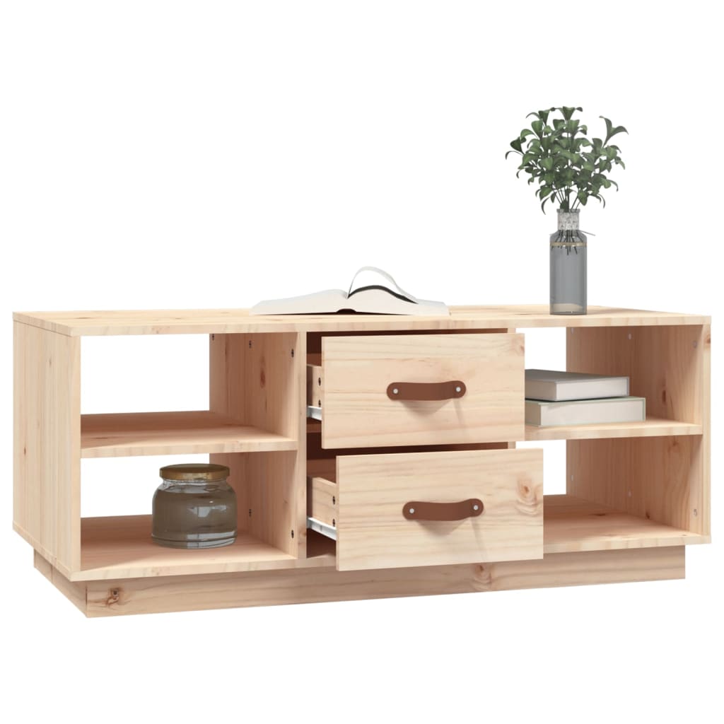 Table basse 100x50x41 cm Bois massif de pin - XIOS
