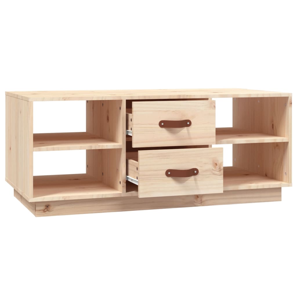 Table basse 100x50x41 cm Bois massif de pin - XIOS