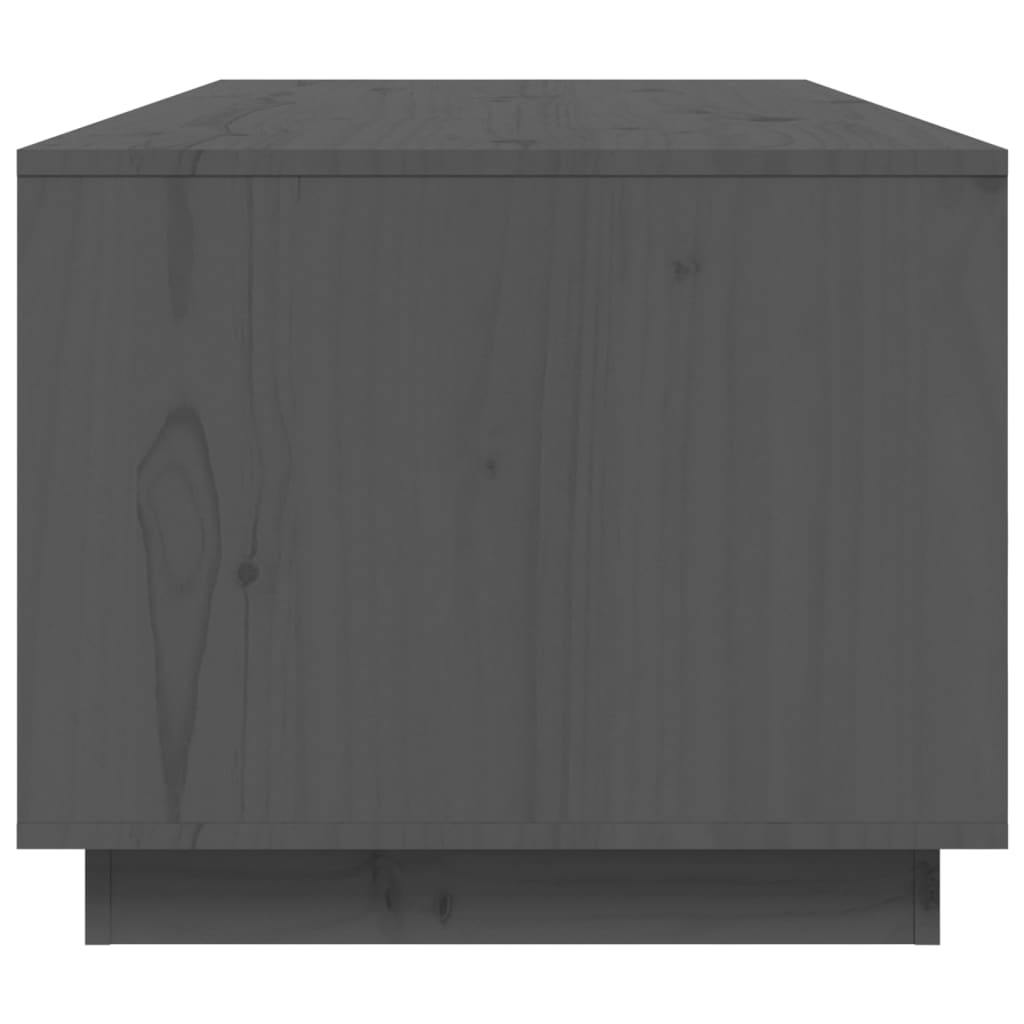 Table basse Gris 100x50x41 cm Bois massif de pin - XIOS