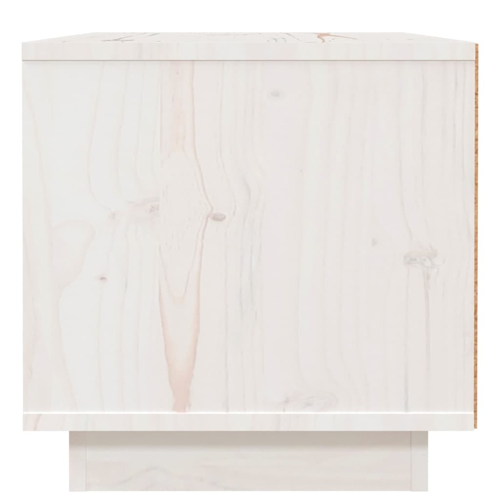 Tables de chevet 2 pcs Blanc 40x34x35 cm Bois de pin massif - XIOS