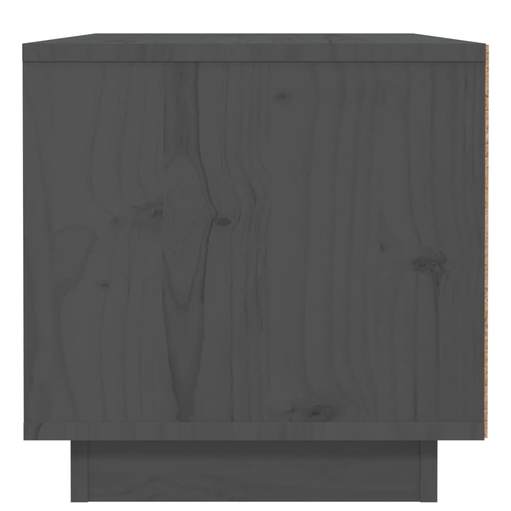 Tables de chevet 2 pcs Gris 40x34x35 cm Bois de pin massif - XIOS
