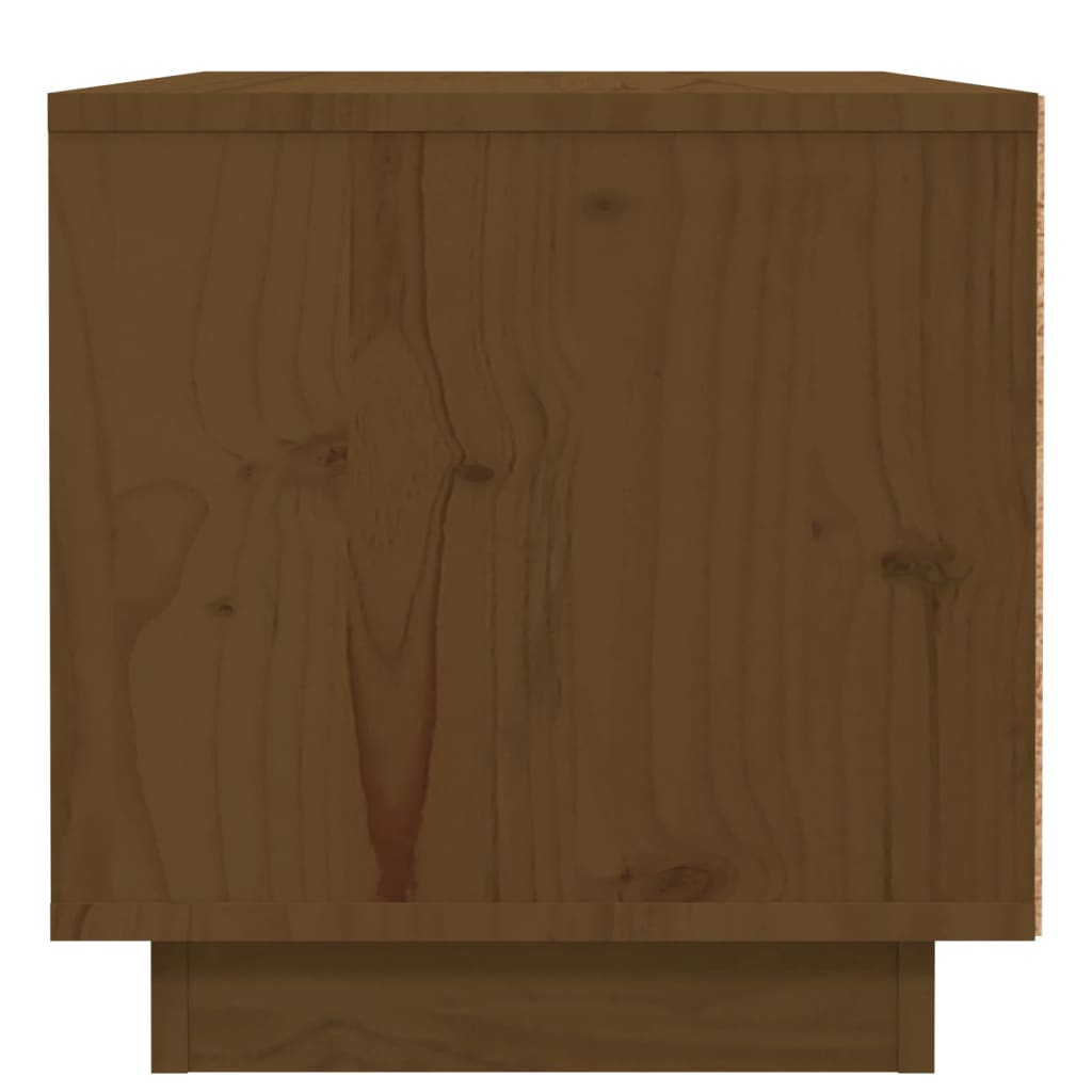 Tables de chevet 2pcs Marron miel 40x34x35cm Bois de pin massif - XIOS