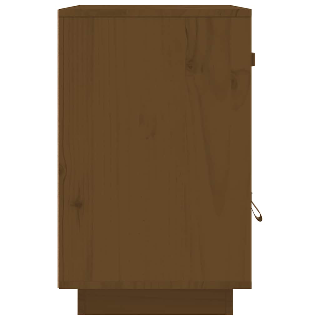 Table de chevet Marron miel 40x34x55 cm Bois de pin solide - XIOS