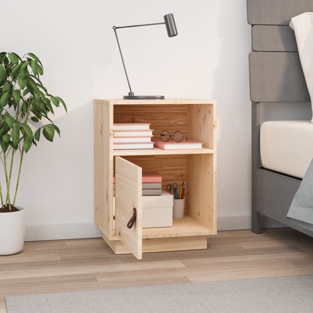 Table de chevet 40x34x55 cm Bois de pin solide - XIOS