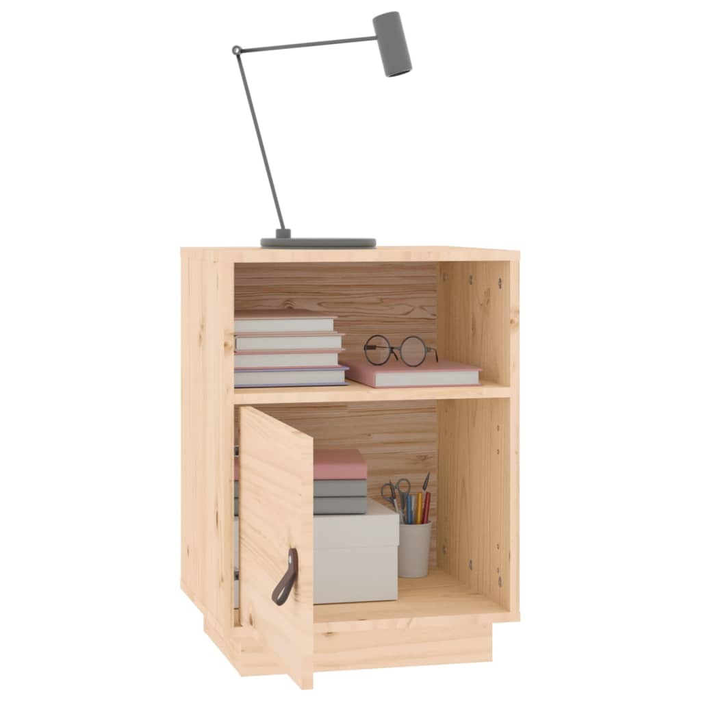 Tables de chevet 2 pcs 40x34x55 cm Bois de pin massif - XIOS