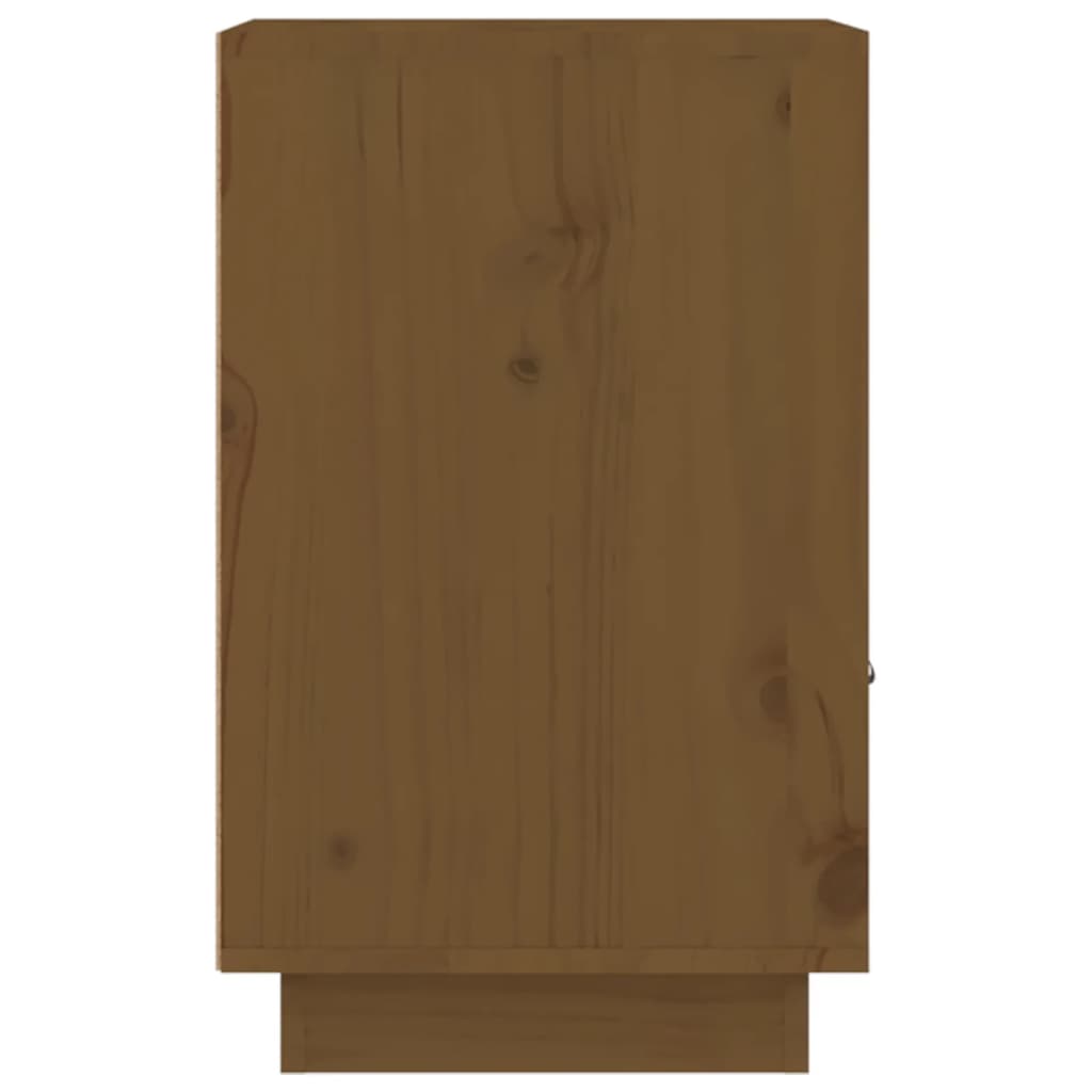 Table de chevet Marron miel 40x34x55 cm Bois de pin massif - XIOS
