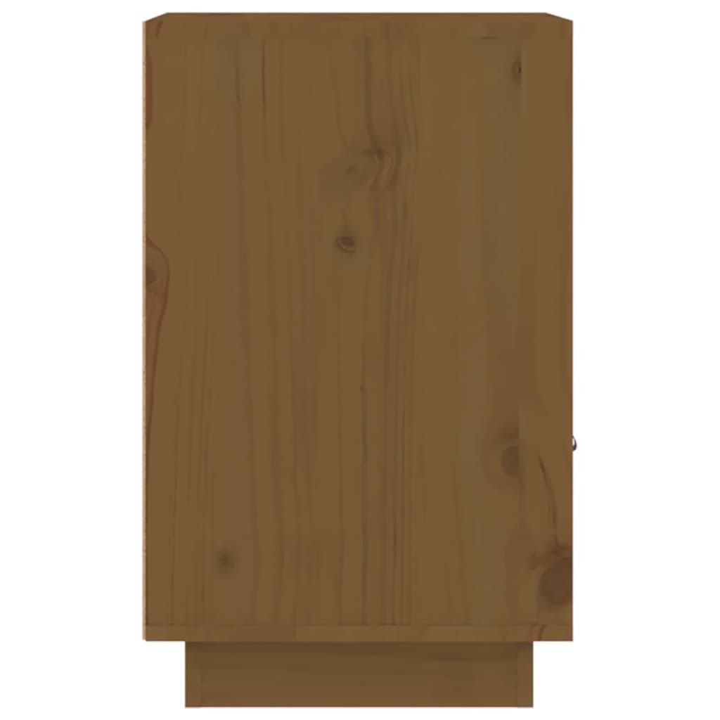 Tables de chevet 2pcs Marron miel 40x34x55cm Bois de pin massif - XIOS