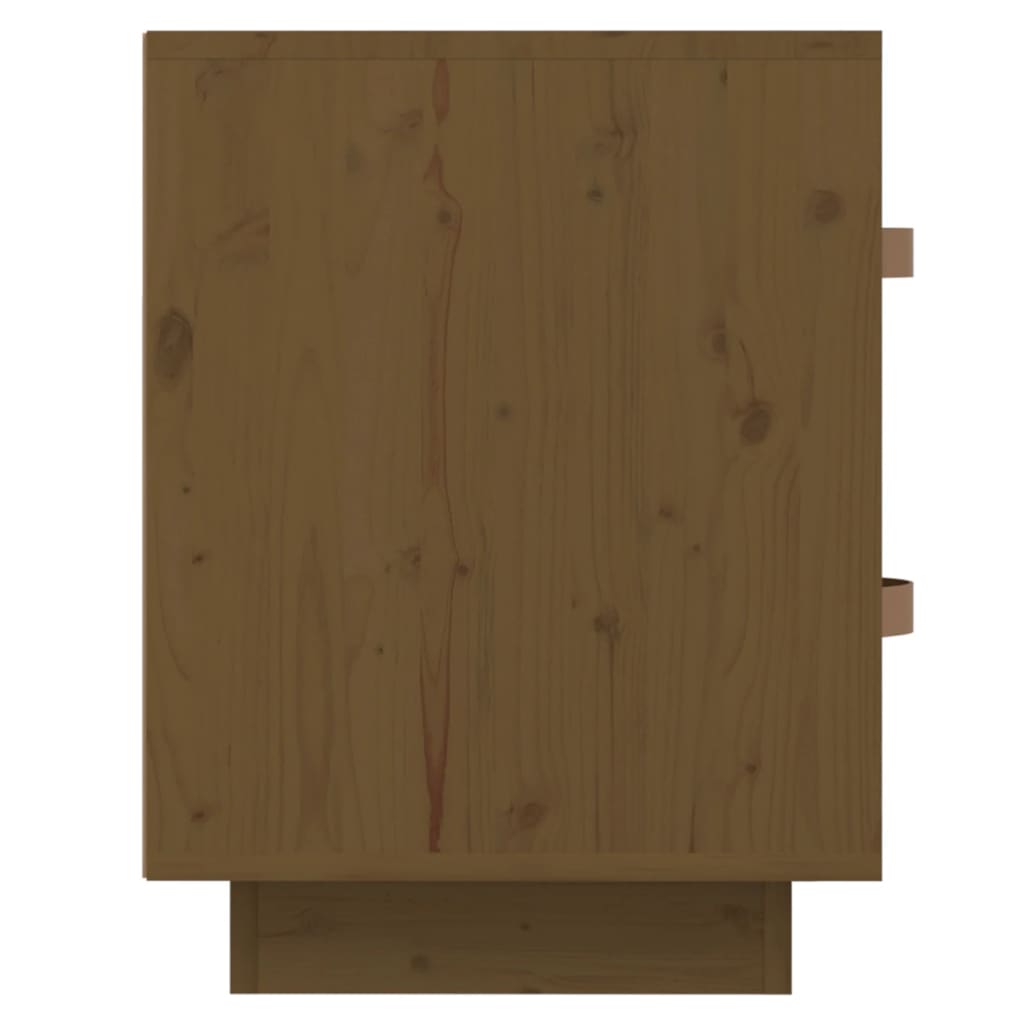 Tables de chevet 2 pcs Marron miel 40x34x45 cm Bois pin massif - XIOS