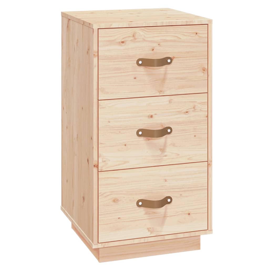 Table de chevet 40x40x75 cm Bois de pin solide - XIOS