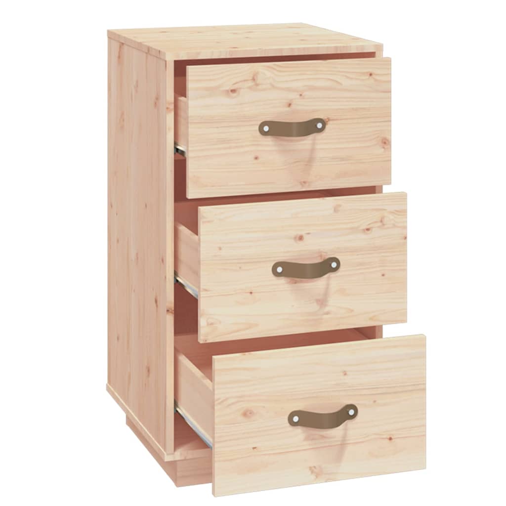 Table de chevet 40x40x75 cm Bois de pin solide - XIOS
